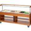 BARTSCHER - CARRO BUFFET BAÑO MARÍA 6 GN 1/1 - 215x88x137CM