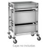 BARTSCHER - CARRO PARA CAJAS AK300 - 3 RANURAS DE INSERCIÓN