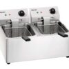BARTSCHER - FREIDORA SNACK IV ELÉCTRICA - FONDO 62CM - 2 CUBAS 8 LITROS