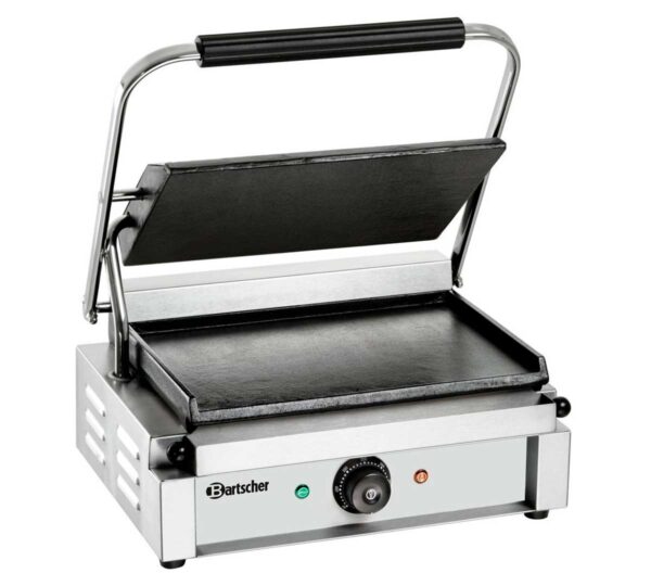 BARTSCHER - PARRILLA DE CONTACTO PANINI 1G - PLACA LISA – ANCHO 41CM - POTENCIA 2,2KW