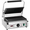 BARTSCHER - PARRILLA DE CONTACTO PANINI 1RDIG - PLACA ACANALADA – ANCHO 41CM - POTENCIA 2,2KW