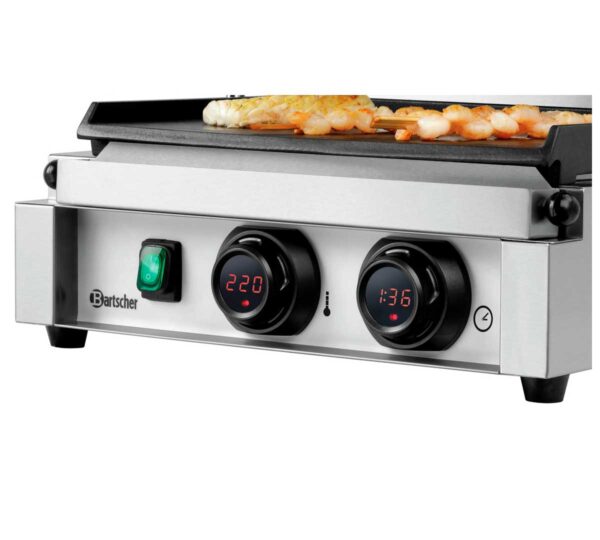 BARTSCHER - PARRILLA DE CONTACTO PANINI MDI 1G - PLACA LISA – ANCHO 41CM - POTENCIA 2,2KW