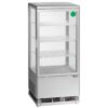 BARTSCHER - VITRINA EXPOSITORA PLATEADA REFRIGERADA - 3 ESTANTES
