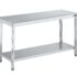 DISTFORM - MESA CENTRAL GAMA 600 CON 1 ESTANTE - FONDO 60CM