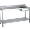DISTFORM - MESA MURAL GAMA 700 CON CUBETA Y ESTANTE - FONDO 70CM