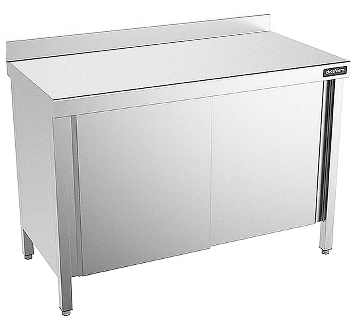 DISTFORM - MESA MURAL GAMA 800 CON PUERTAS CORREDERAS - FONDO 80CM