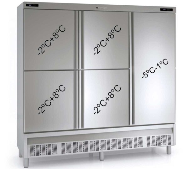 CORECO - ARMARIO DEPARTAMENTO PESCADO ADP-2005 - 2+2+1 PUERTAS - 1.725 LITROS