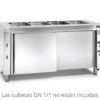DISTFORM - MESA BAÑO MARÍA CON RESERVA CALIENTE 700 - FONDO 70CM