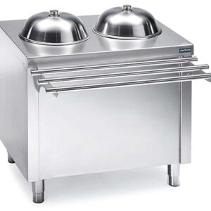 DISTFORM - SELF DISPENSADOR CALIENTE PARA PLATOS DOBLE - CAPACIDAD 130 PLATOS