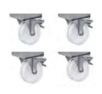MES FRED - KIT RUEDAS PARA MESA SOPORTE
