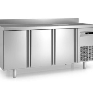 CORECO - MESA FRÍA GAMA 700 GN 1/1 CON FREGADERO MRGF-200