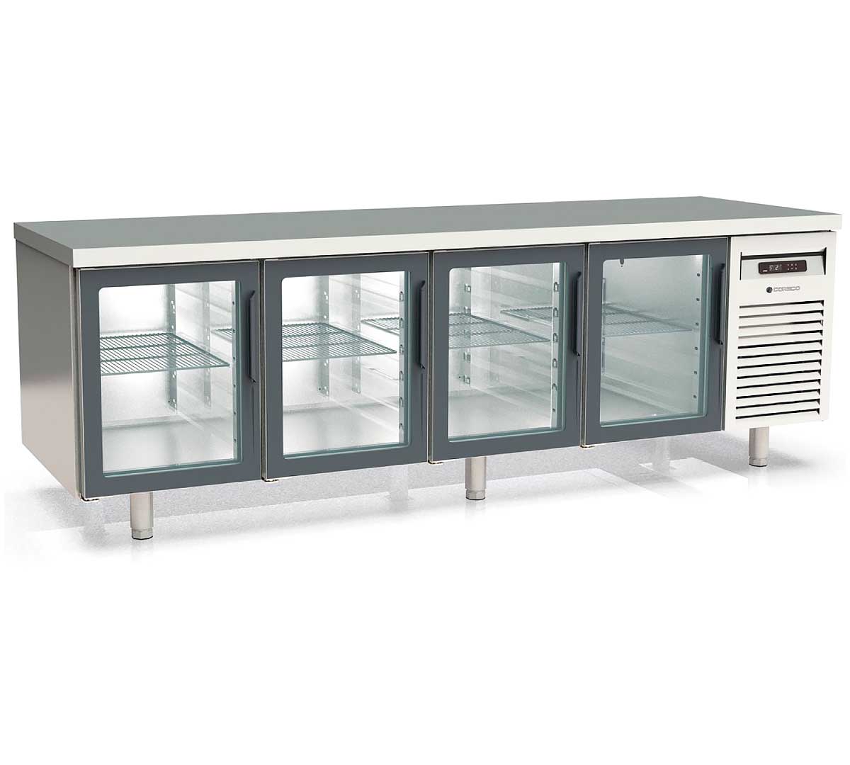 CORECO - MESA FRÍA CONGELADOS 60X40 PUERTAS CRISTAL MCPV