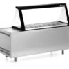 CORECO - MESA PREPARACIÓN CRISTAL ELEVABLE 3 PUERTAS PC80-220-27-LGL