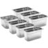 INFRICO - KIT 1 CUBETA GN 1/2 Y 6 CUBETAS GN 1/3 - PROFUNDIDAD 150 MM