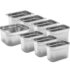 INFRICO - KIT 1 CUBETA GN 1/2 Y 7 CUBETAS GN 1/4 - PROFUNDIDAD 150 MM