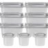 INFRICO - KIT 6 CUBETAS GN 1/3 Y 3 CUBETAS GN 1/6 - PROFUNDIDAD 150 MM