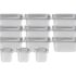 INFRICO - KIT 9 CUBETAS GN 1/3 Y 6 CUBETAS GN 1/6 - PROFUNDIDAD 150 MM