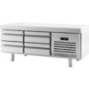 INFRICO - MESA DE CONGELACIÓN GASTRONORM GN 1/1 BAJA 4 CAJONES MSG 1400 BT