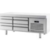 INFRICO - MESA DE CONGELACIÓN GASTRONORM GN 1/1 BAJA 4 CAJONES MSG 1600 BT